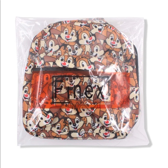 Chip & Dale All Over Print Small Nylon Bag Multipurpose Causal Daypack Mini Bag - Picture 7 of 7